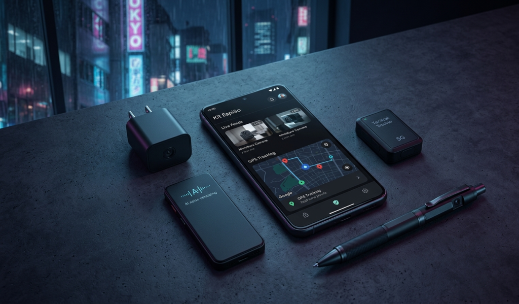 High-resolution hidden camera for spy kit 2026