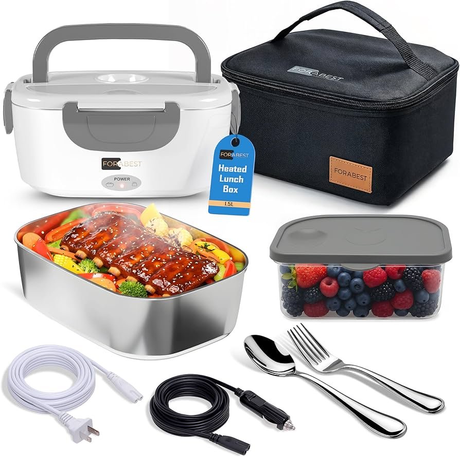 Forabest 80W Electric Lunch Box